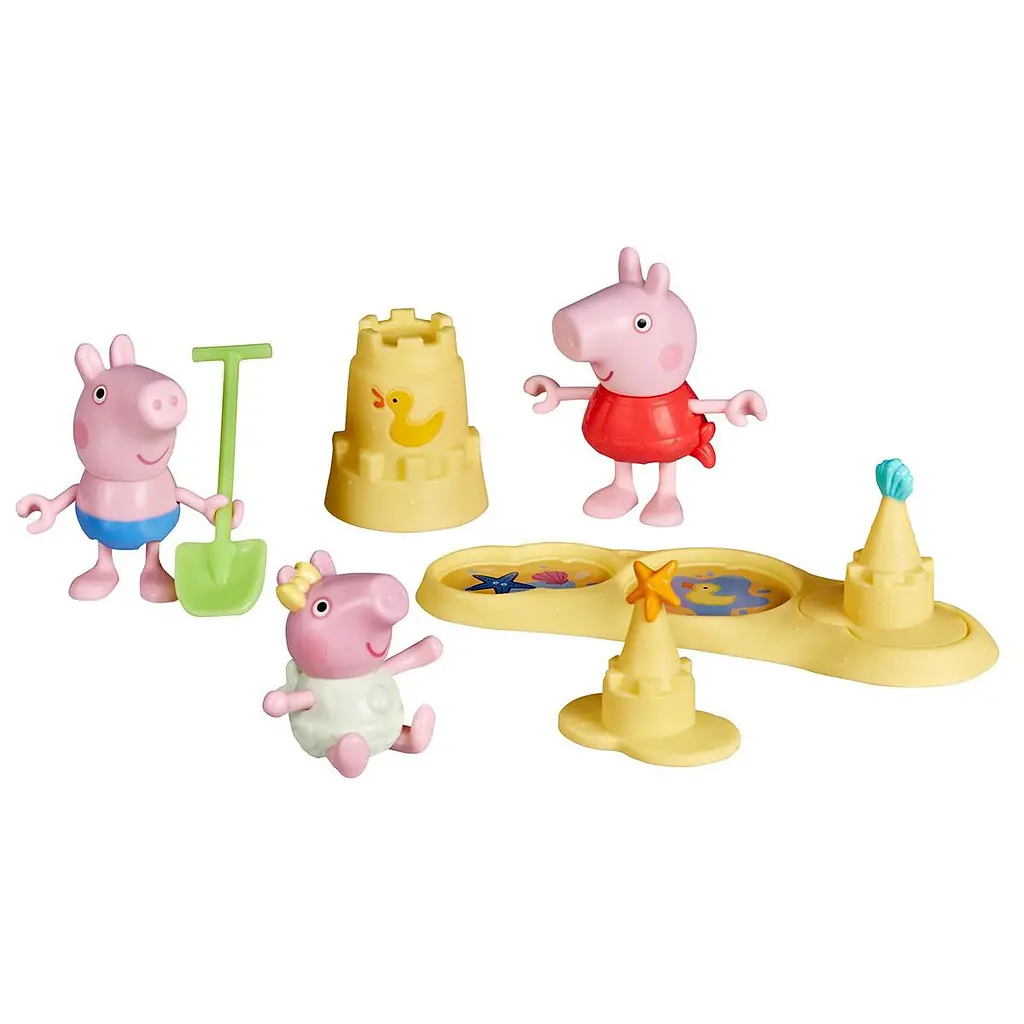Ігровий набір Peppa figurines – Три маленькі свинки на пляжі Peppa Pig G2833 - фото 2