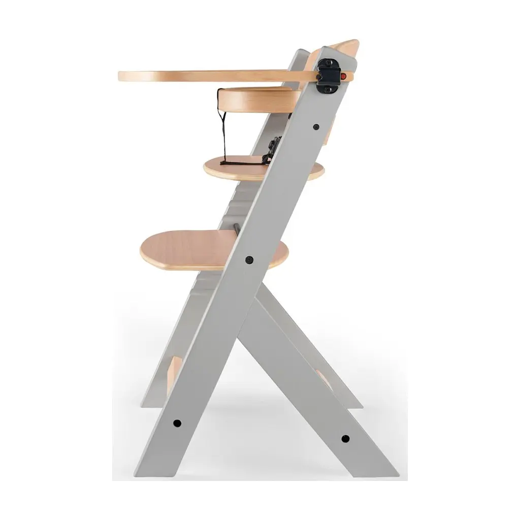 Стілець для годування Kinderkraft Enock Gray Wood (5902533915095) - фото 5