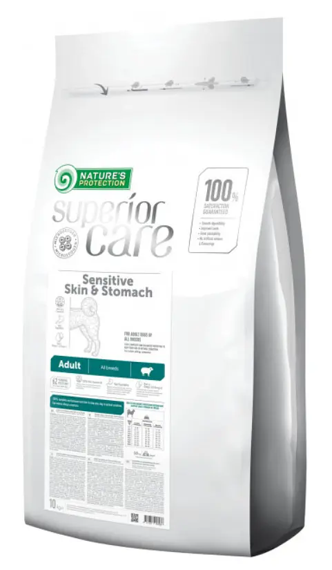 Сухий корм для собак Nature's Protection Superior Care Sensitive Skin&Stomach Adult All Breeds 1.5 кг - фото 2