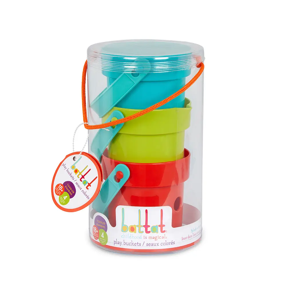 Ігровий набір Battat Кольорові відерця для гри з піском та водою (BT2716Z) - фото 7