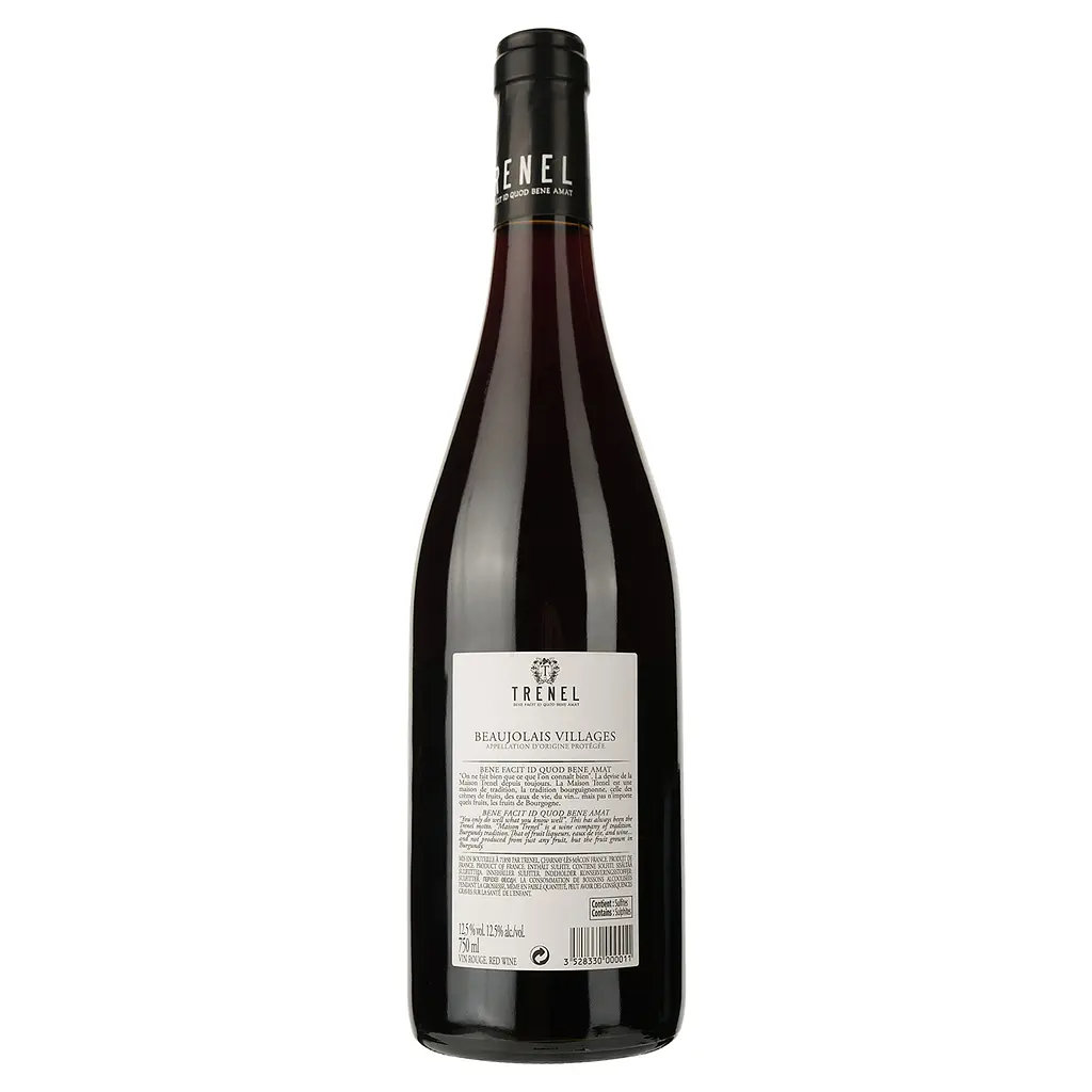 Вино Trenel Beaujolais Villages Red, червоне, сухе, 0,75 л - фото 4