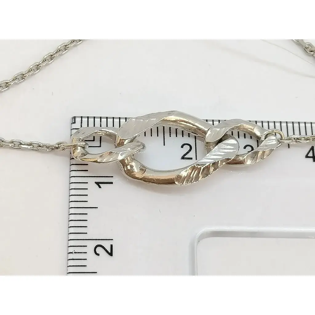 Срібний браслет Qvaliz. 905-PL129 17,5 - фото 3