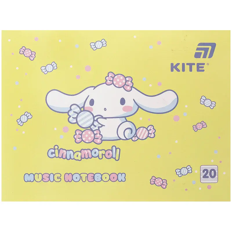 Нотний зошит А5 20арк. Cinnamoroll №CR26-405/Kite/ - фото 3