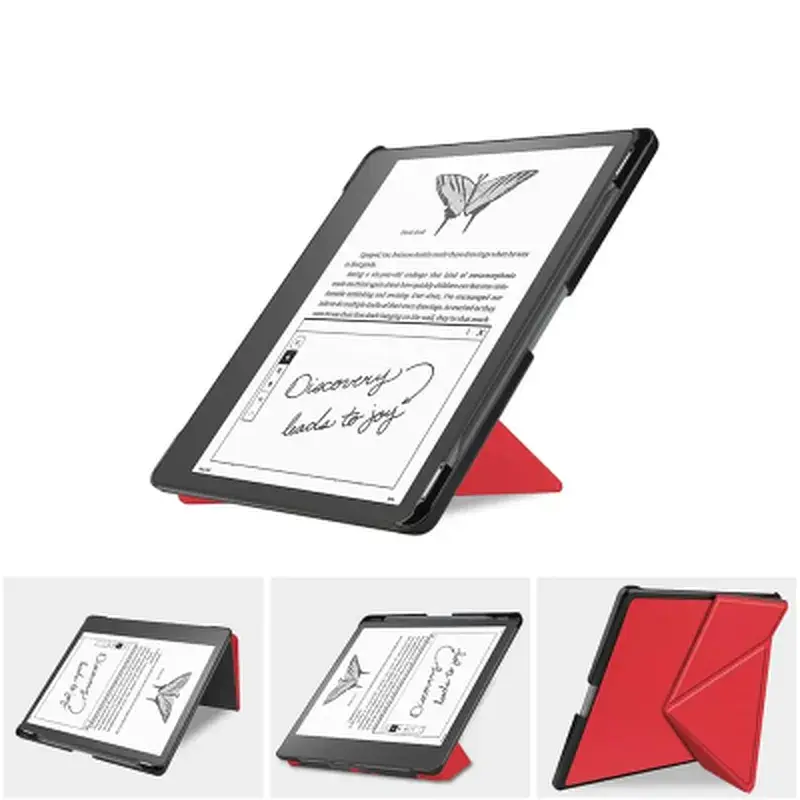 Чохол до електронної книги BeCover Ultra Slim Origami Amazon Kindle Scribe 10.2" Red (712581) - фото 8