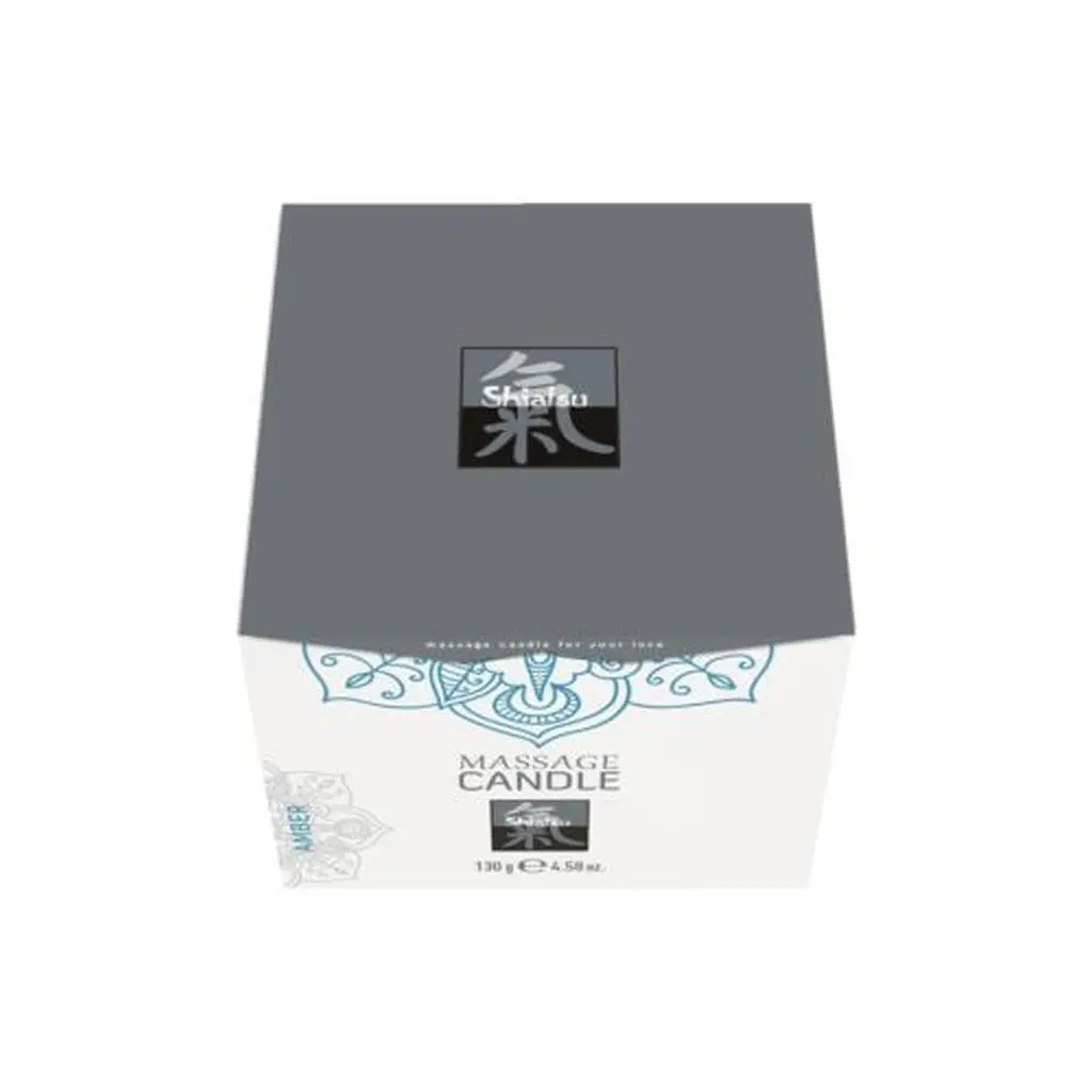 Масажна свічка Hot Shiatsu Massage Candle Amber, 130 г - фото 4