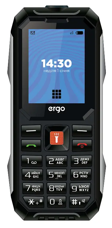 Мобільний телефон Ergo E182 Dual Sim Black (7216418)