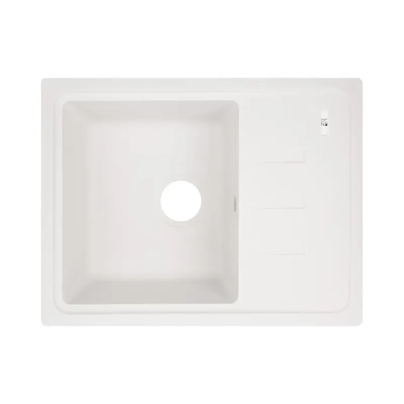 Кухонна мийка Lidz 620x435 / 200 WHI-01 (LIDZWHI01620435200)
