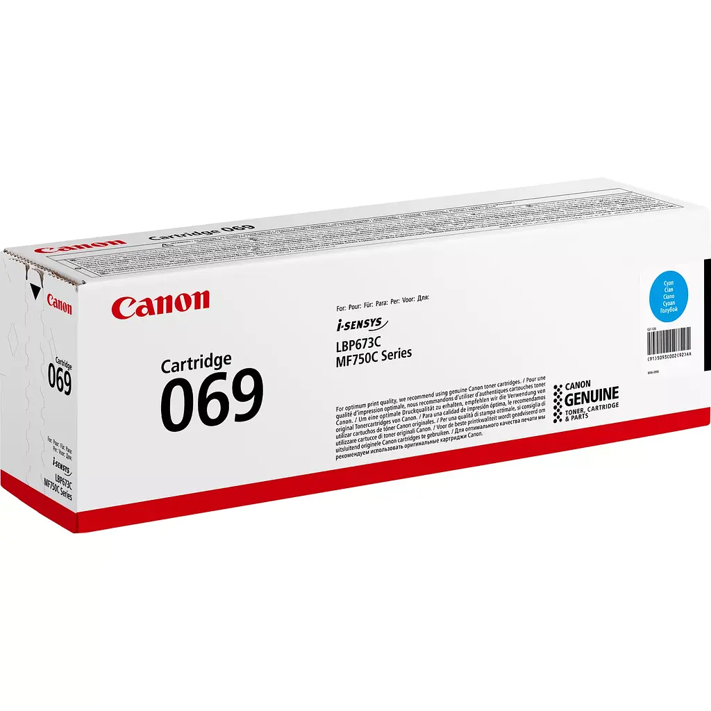 Картридж Canon 069 MF752Cdw/MF754Cdw/LBP673Cdw Cyan 1900 стр. teh0015534 - фото 3