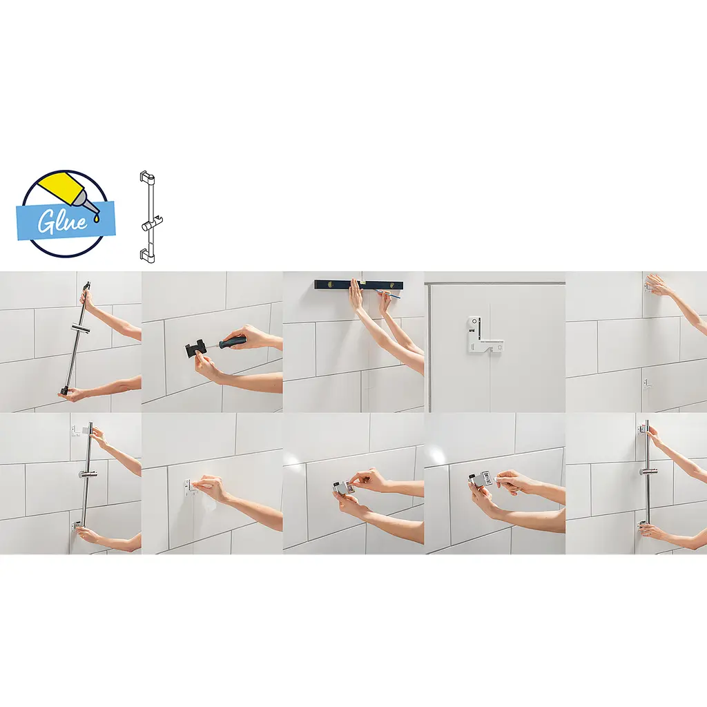 Душевой гарнитур Grohe QuickFix Vitalio Start 110 26955001, Хром - фото 6
