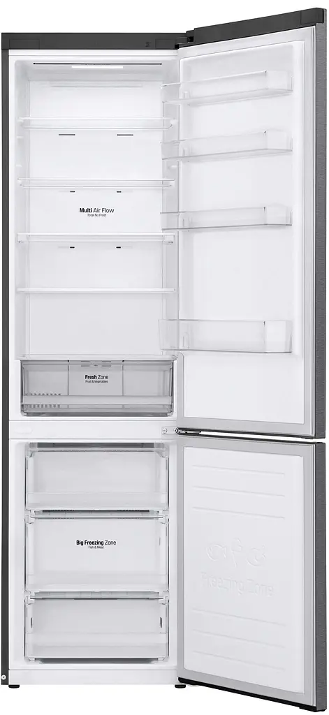 Холодильник с нижней морозильной камерой LG GA-B509SLSM Графит (GA-B509SLSM) - фото 2