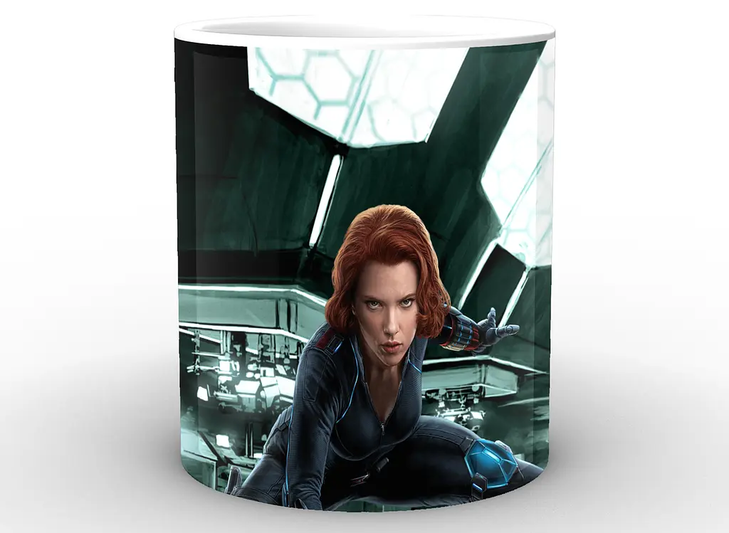 Кружка GeekLand Чорна вдова Black Widow Чорна Вдова напоготові BW.02.005 - фото 2