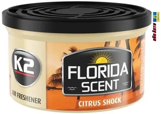 Ароматизатор для салону авто K2 Florida Scent Цитрус 42 г (V87GRA)