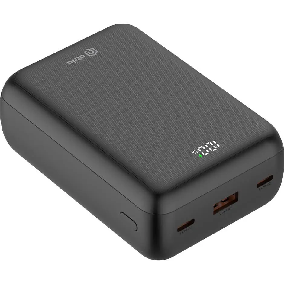 Павербанк ATRIA Black 30 000 mAh / 22.5 Вт (WPD-P93) - фото 3