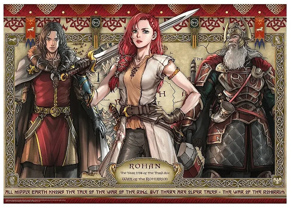 Пазл Війна Рогірімів - Володар перснів - 1000 шт. TREFL 10937 - фото 2