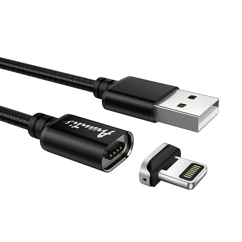 Кабель Avantis AC-95i MagJet USB – Lightning- чорний - фото 3