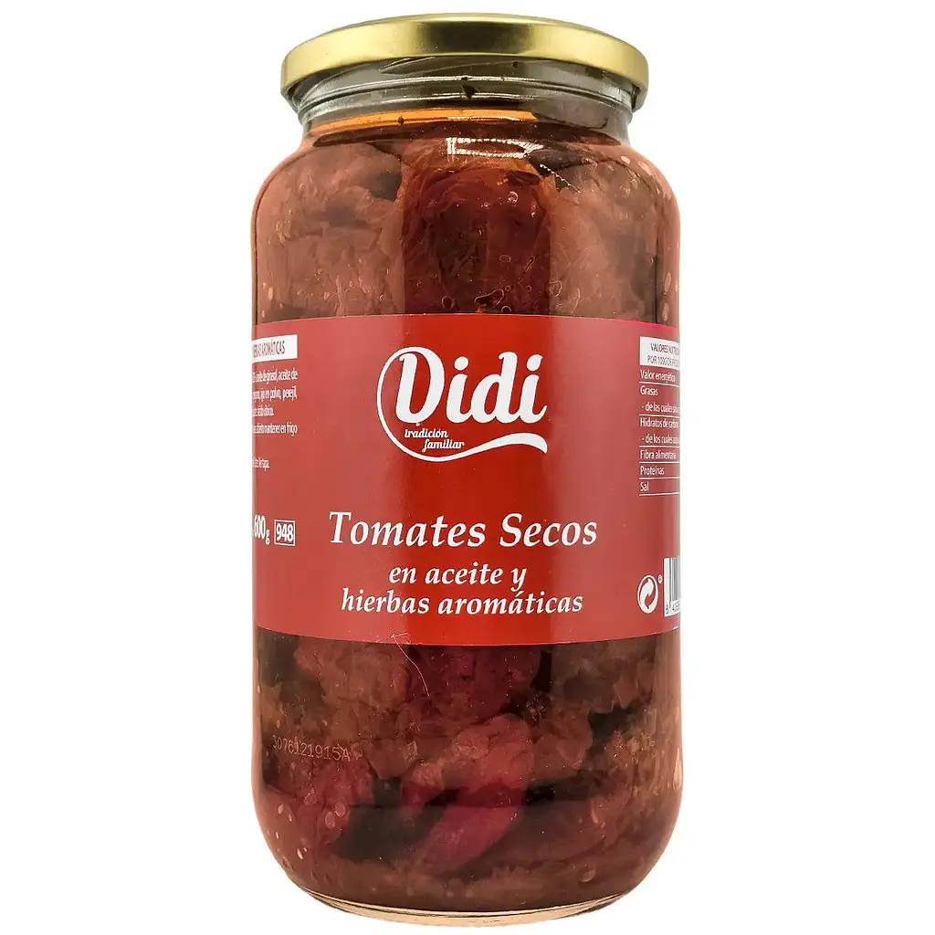 Помідори в'ялені Didi Tomates Secos в олії 948 г.