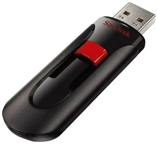 Флеш-накопичувач USB 64Gb Cruzer Glide, Black/Red, USB 2.0 (SDCZ60-064G-B35) SanDisk teh0029155 - фото 2