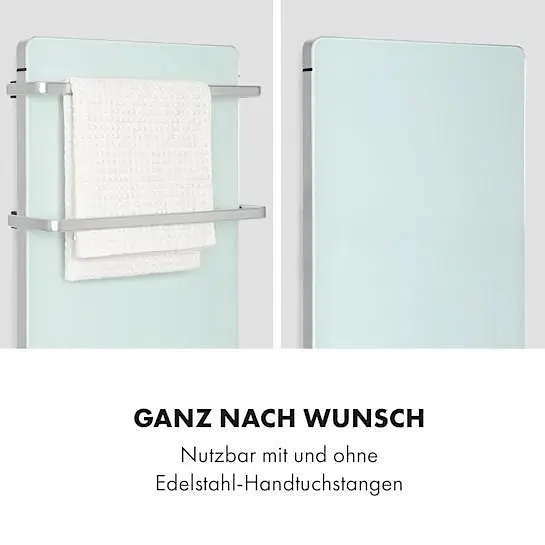 Инфракрасный обогреватель для ванной комнаты Klarstein Hot Spot Crystal Flow LED(10035035) - фото 3