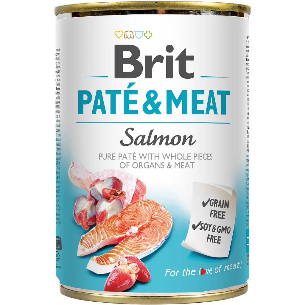 Вологий корм для собак Brit Pate & Meat Salmon лосось 400 г