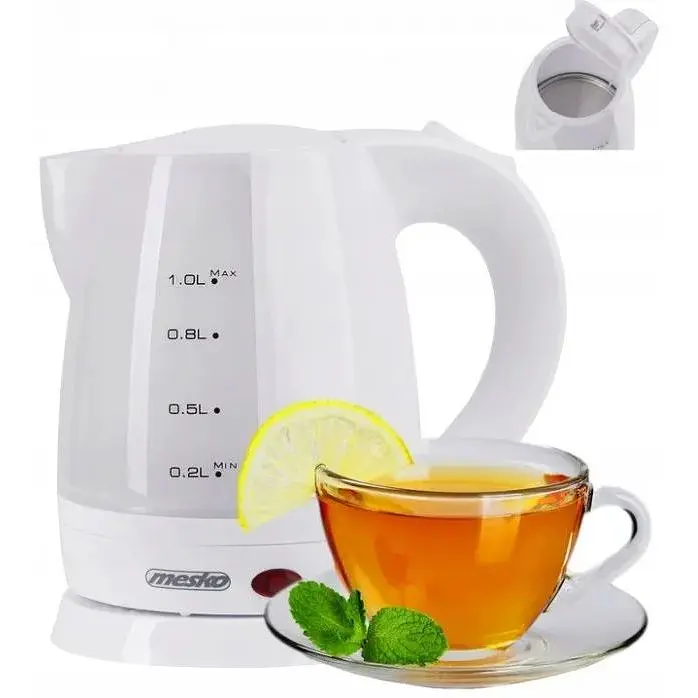 Электрический чайник Mesko MS 1276 нагреватель нержавеющая сталь 1 л - фото 4