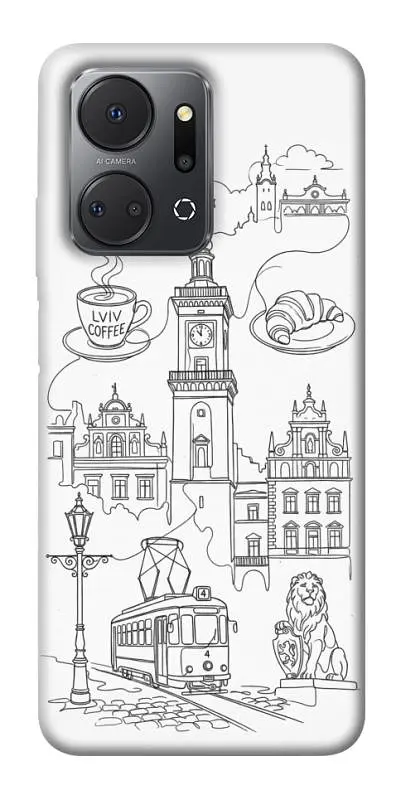 TPU чохол Demsky Lviv spirit для Huawei Honor X7a