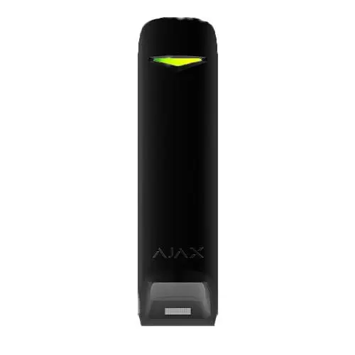 Бездротовий датчик руху з вузьким кутом огляду Ajax MotionProtect Curtain, Black, до 6-12 м, 1xCR123A, 134x44x54 мм, 118 г