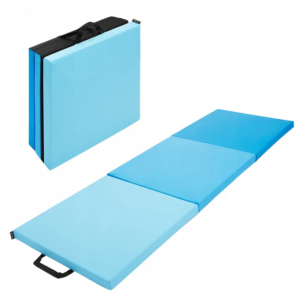 Мат гімнастичний складаний 4FIZJO 180 x 60 x 5 см 4FJ0570 Blue/Sky Blue (P-5907739319685)