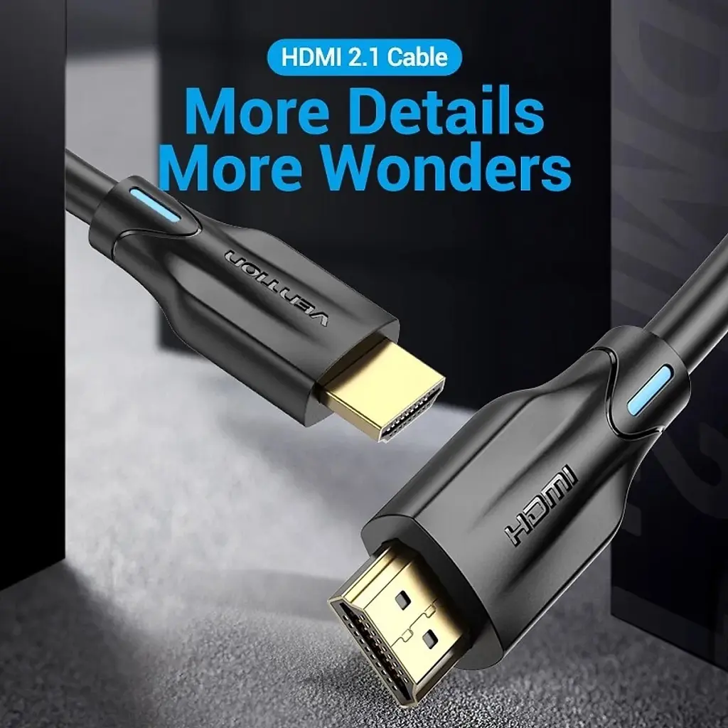 Кабель мультимедийный HDMI M to HDMI M 10.0m 8K black Vention (AANBL) - фото 4