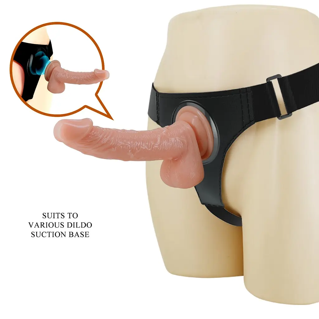 Страпон Pretty Love Harness Briefs Kevin 7.2 Dildo, тілесний PRETTY LOVE BW-022091NR 103608 - фото 5