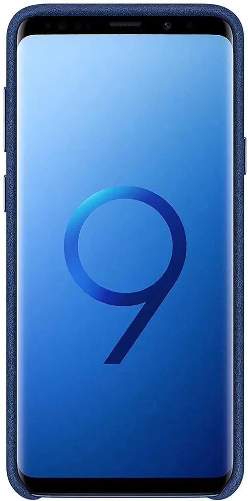 Чохол-накладка Alcantara Cover EF-XG965 для Samsung Galaxy S9 Plus (6.2") Blue - фото 3