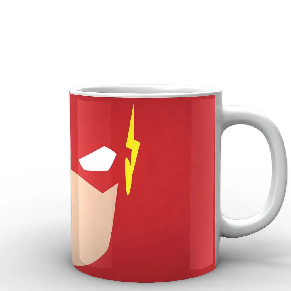 Кухоль GeekLand Флеш Flash мінімалізм FS.02.003 330 мл білий - фото 3