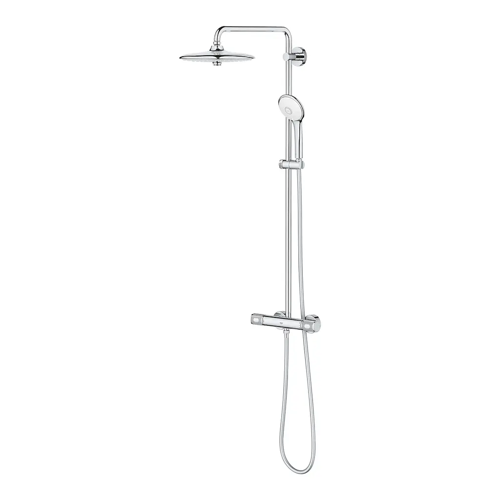 Душевая система с термостатом для настенного монтажа Grohe Euphoria System 260 27296003, Хром - фото 2