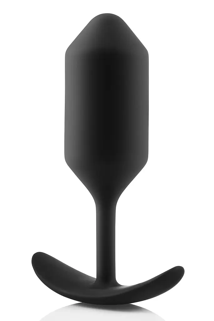 Анальна пробка B-Vibe Snug Plug 3, 12.7 см (чорний) - фото 2