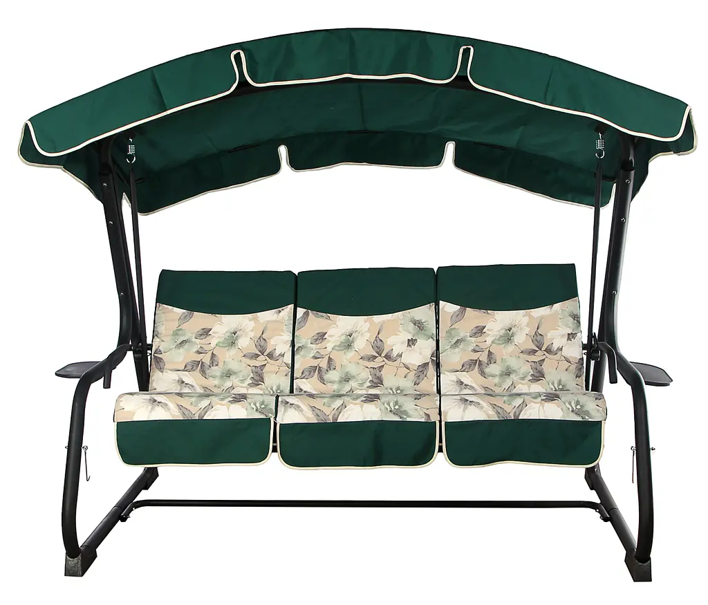 Садовая диван-качалка Ost-Fran Barcelona лонета Меджик Аква/тексилк 2426 - фото 4