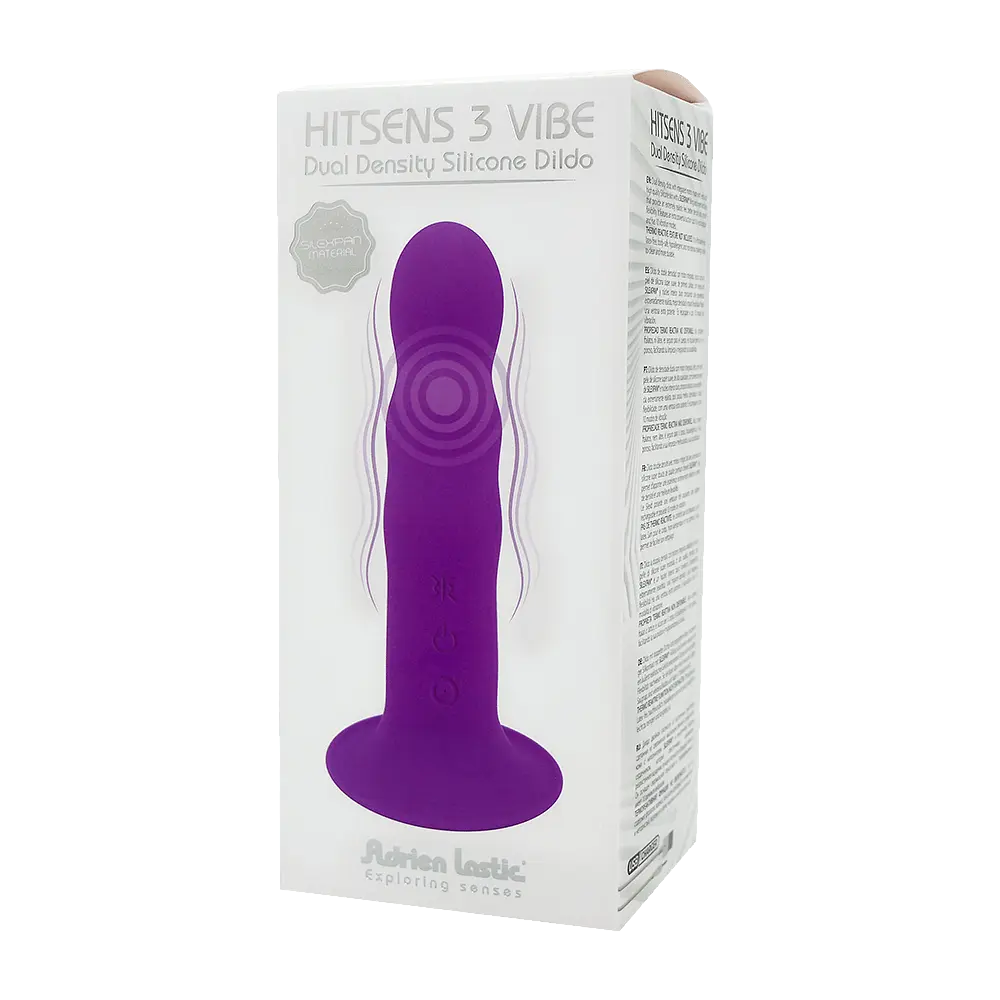 Вібратор Adrien Lastic Hitsens 3 Vibe 18.2 см фіолетовий - фото 3