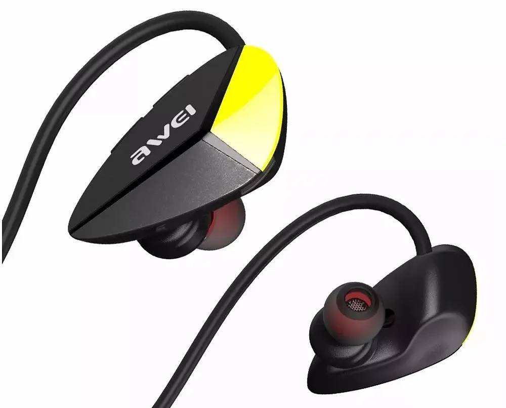Беспроводные наушники Awei Bluetooth A887BL, IPX4, BT4.2, 100mAh, 5h, black - фото 4