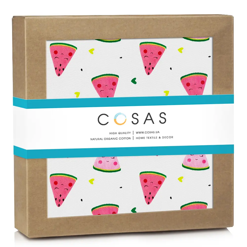 Багаторазова непромокаюча пелюшка 70х120 HAPPYWATERMELON COSAS (4822052444252) - фото 2