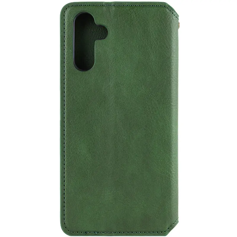 Шкіряний чохол-книжка Getman Cubic (PU) для Samsung Galaxy A27 Зелений - фото 2