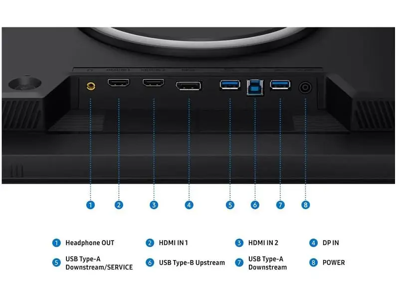 Монітор Samsung Odyssey Gaming G80HS 32 (LS32HG802ESXUA) - фото 4