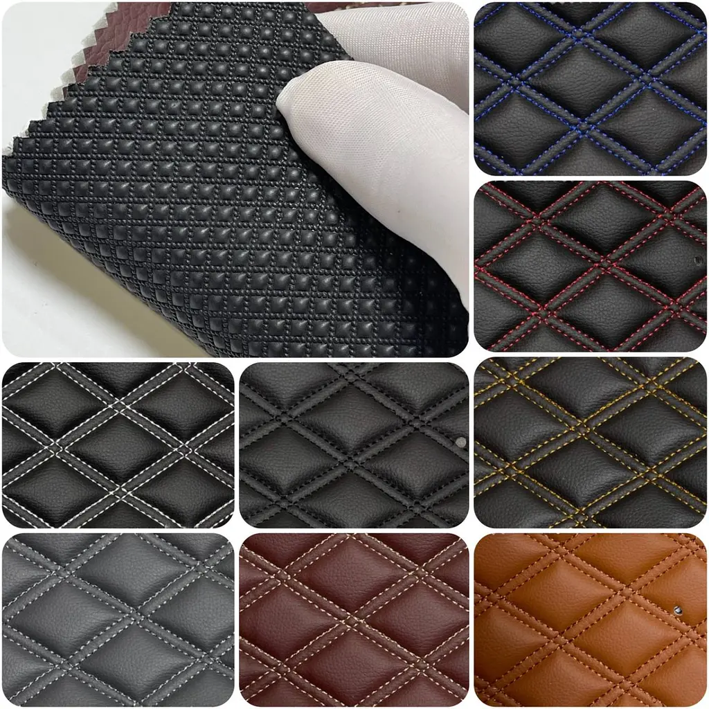 Килимок в багажник для Mazda CX-30 2019- Екошкіра (Rombus) - фото 3