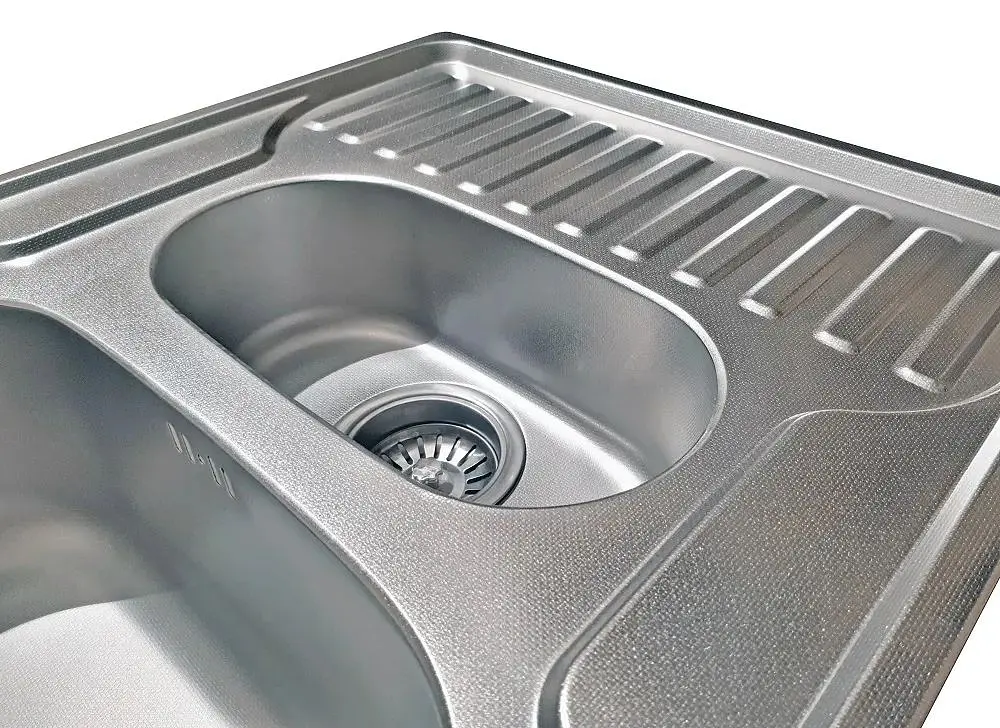 Кухонна мийка Romzha Petrika 1.5C Textura RO49670, Сірий - фото 6
