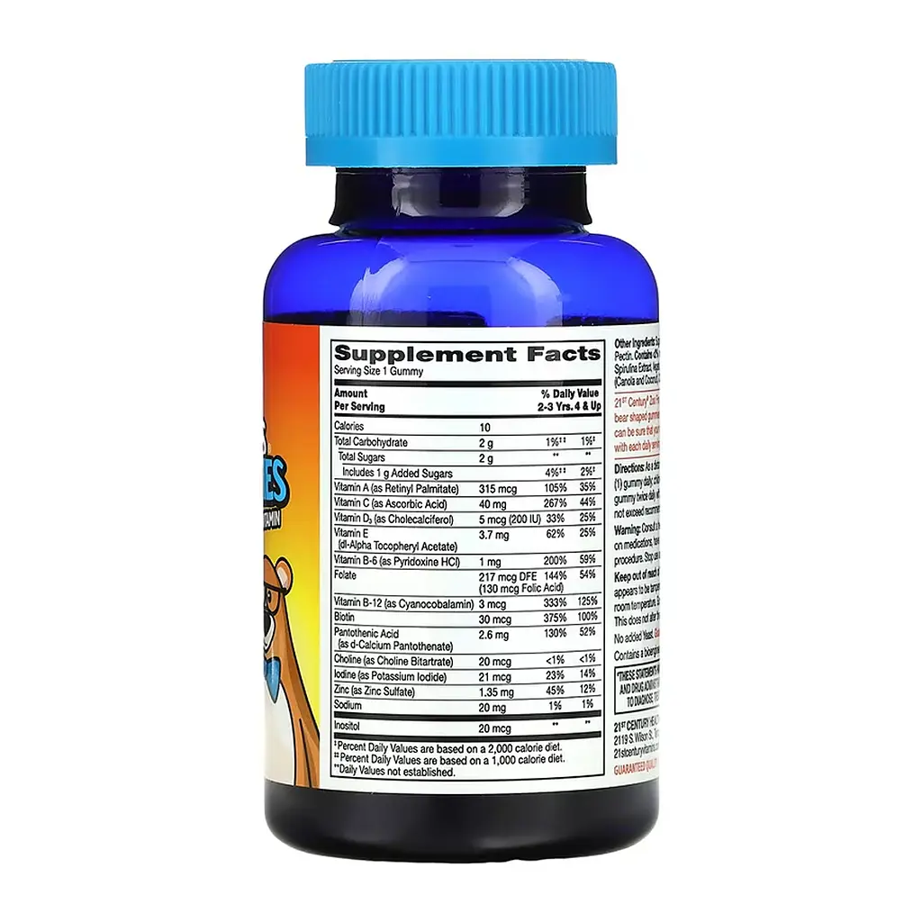 Дитячі мультивітаміни Zoo Friends Multi Gummies Plus Extra C - 60 gummies - фото 2
