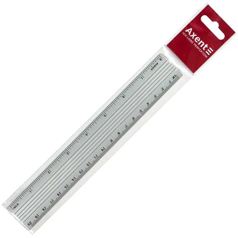 Линейка Axent алюминиевая 20 см (7420-A) - фото 2