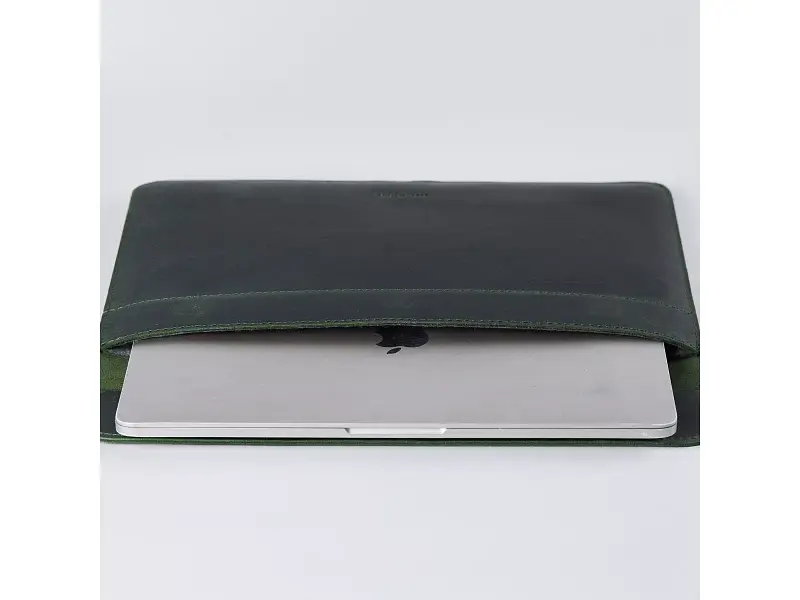Чохол для ноутбука InCarne Klouz MacBook Air 13 2018-2025 (вінтажний) зелений (klouz-green-vintage-air-13) - фото 3