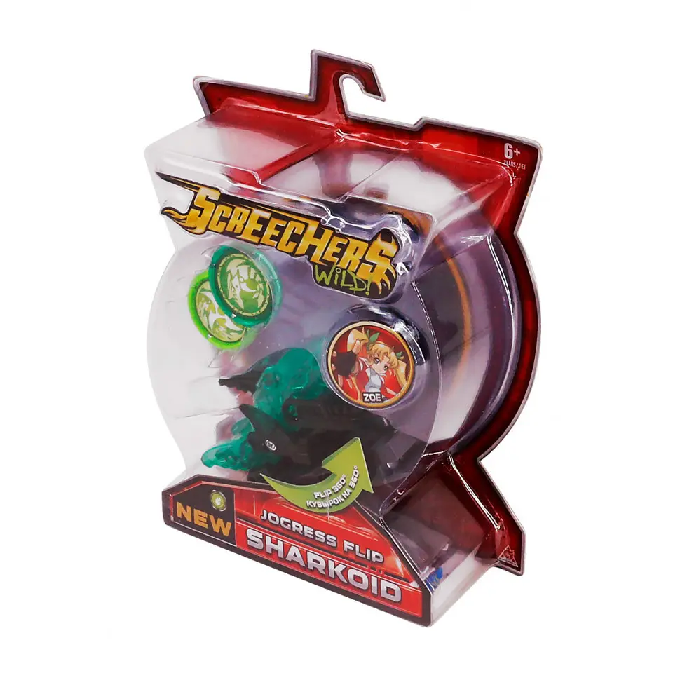 Машинка-трансформер SCREECHERS WILD! S2 L1 - ШАРКОІД - фото 6