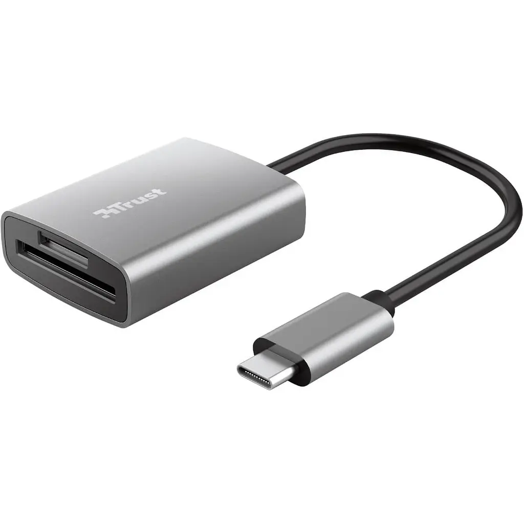Кардрiдер Trust Dalyx Fast Aluminium USB-C Card Reader Dalyx Fast USB-С Card reader (24136)