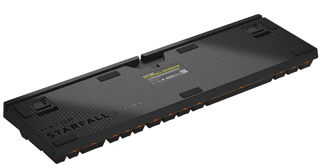 Клавіатура HATOR Starfall Rainbow Origin Red RGB USB Black (HTK-608) Б/в - фото 6