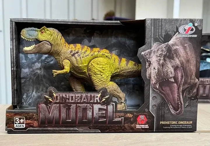 Фігурка динозавра Тиранозавр зелений Dino Toys 57372 з рухомою щелепою - фото 2