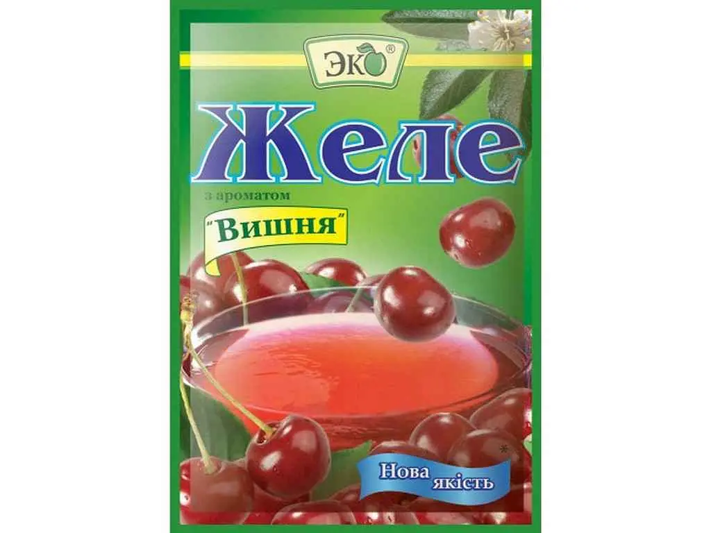 Желе Еко 90г вишня з ароматом