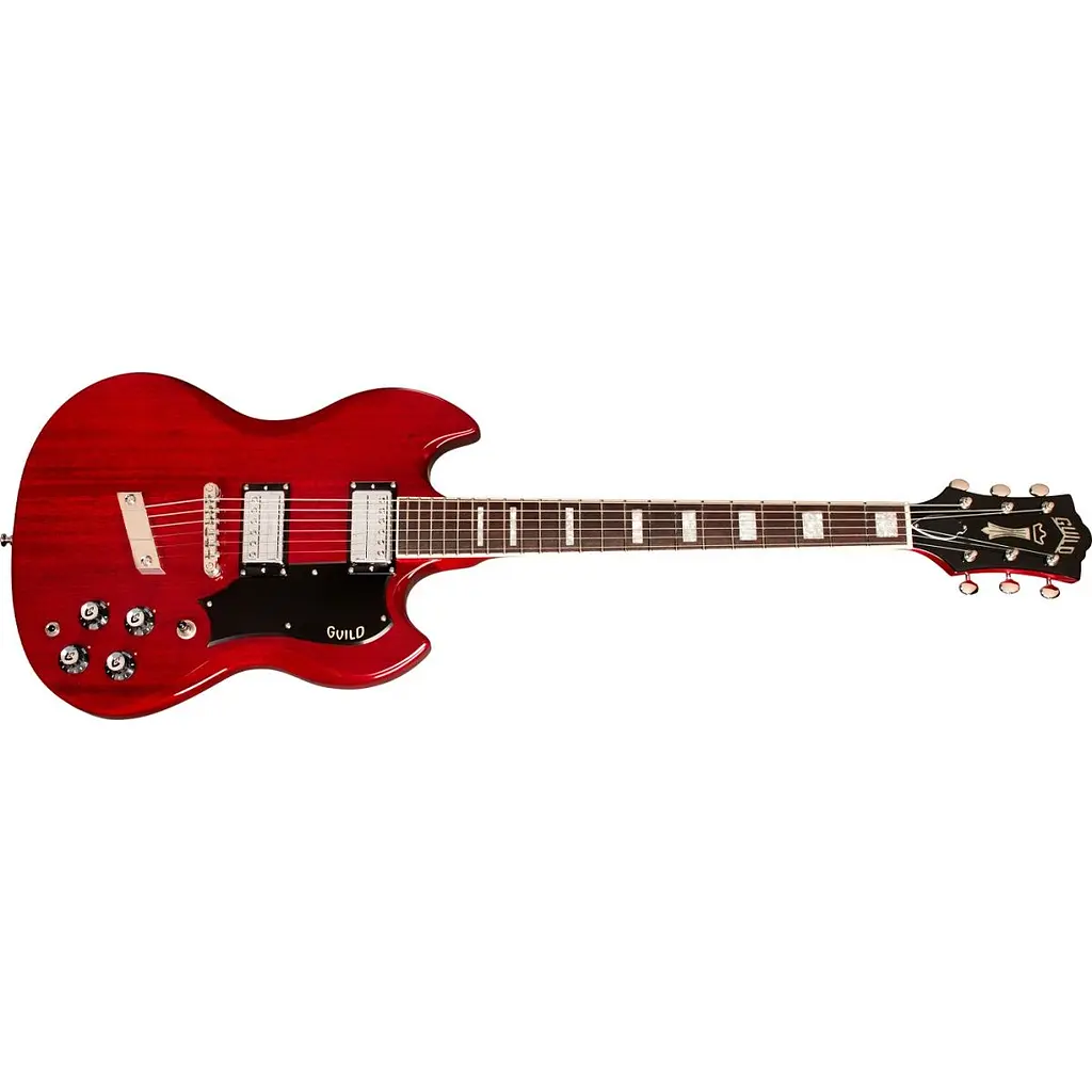 Електрогітара GUILD Polara Deluxe Cherry Red [131469] - фото 2